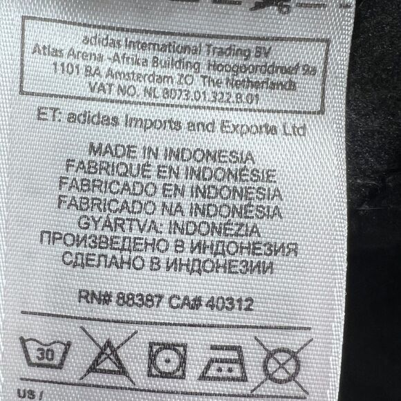 Adidas Track Jacket Mens Size XL Black Soft shell Formotion Nano-Tex Technology - Picture 16 of 16